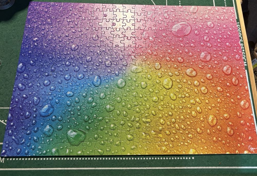 Drops of Color - COMPLETED (COMPLETED AND SOLD 1000 Too) - Buffalo 300 puzzle collectible [Barcode 079346022144] - Main Image 3