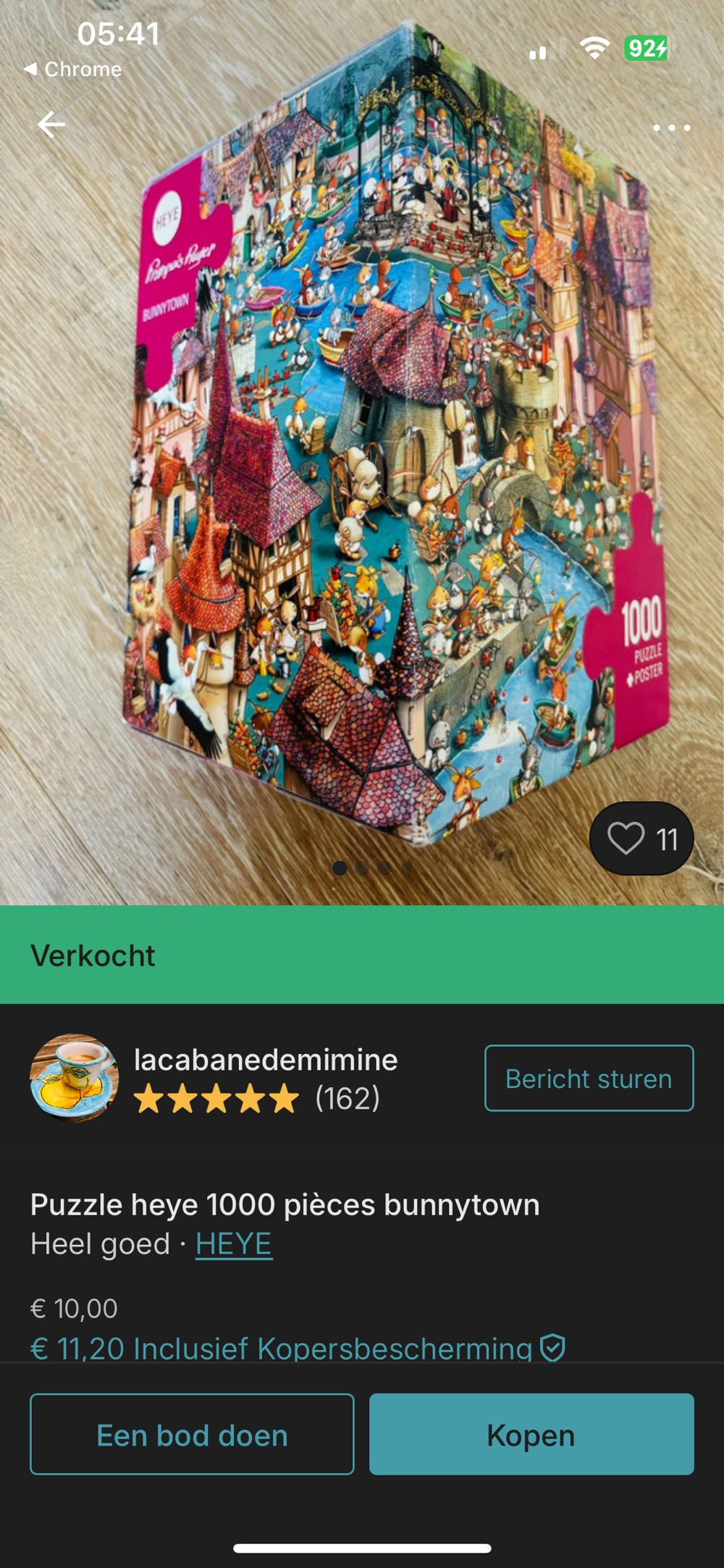 Bunny Town - HEYE puzzle collectible [Barcode 4001689294960] - Main Image 4