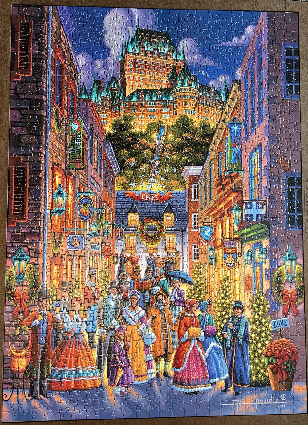 Quebec Holiday - NFT - Dowdle Puzzles puzzle collectible [Barcode 671095103886] - Main Image 2