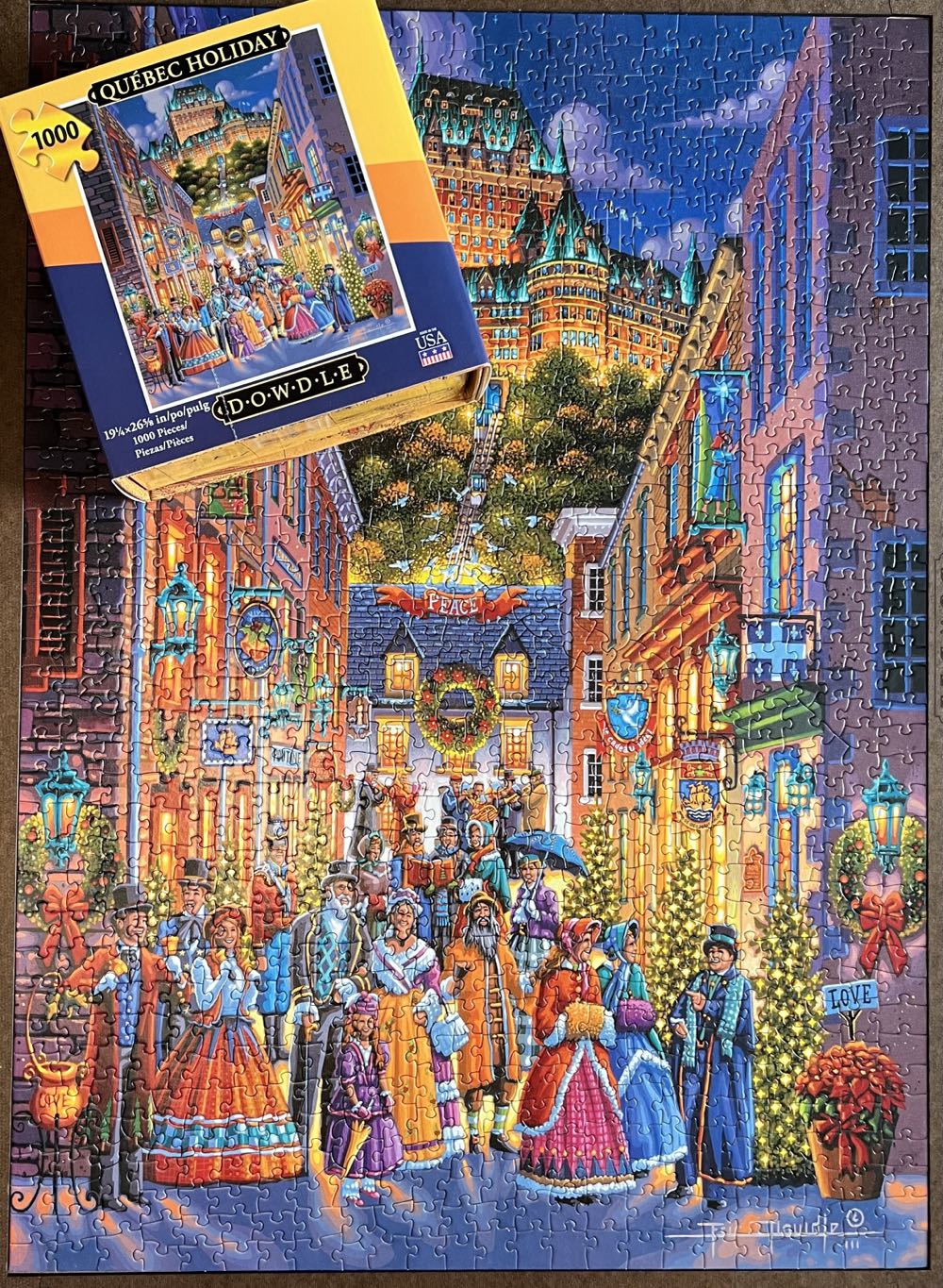 Quebec Holiday - NFT - Dowdle Puzzles puzzle collectible [Barcode 671095103886] - Main Image 3