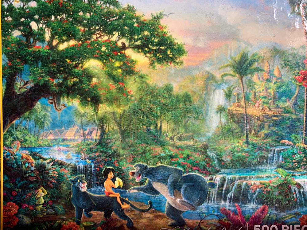 Disney 4 In 1 - Peter Pan/Lion King/Pinocchio/Jungle Book - Ceaco puzzle collectible [Barcode 021081036627] - Main Image 4