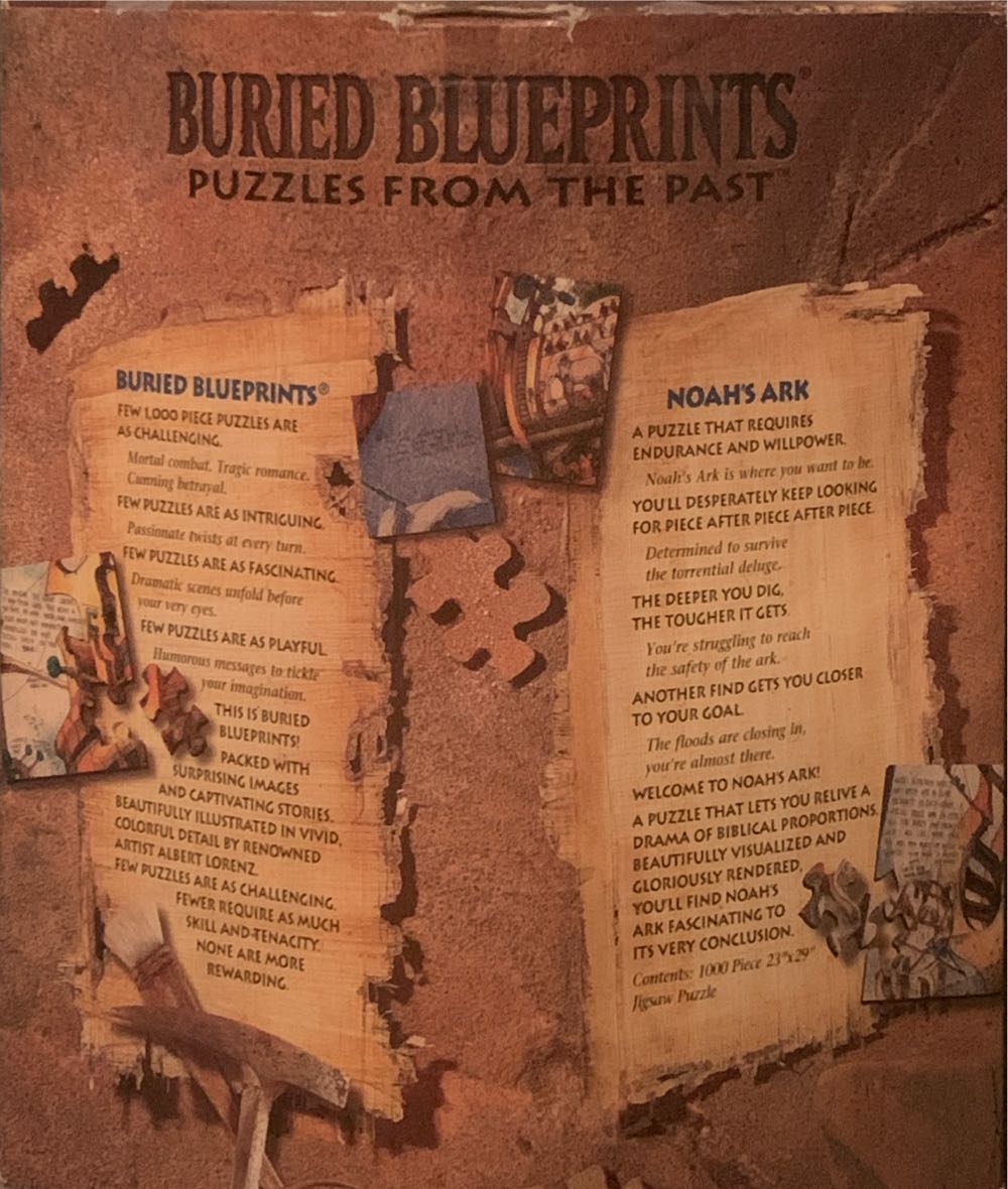 Buried Blueprints Noah’s Ark - Bepuzzled puzzle collectible [Barcode 023332400027] - Main Image 2