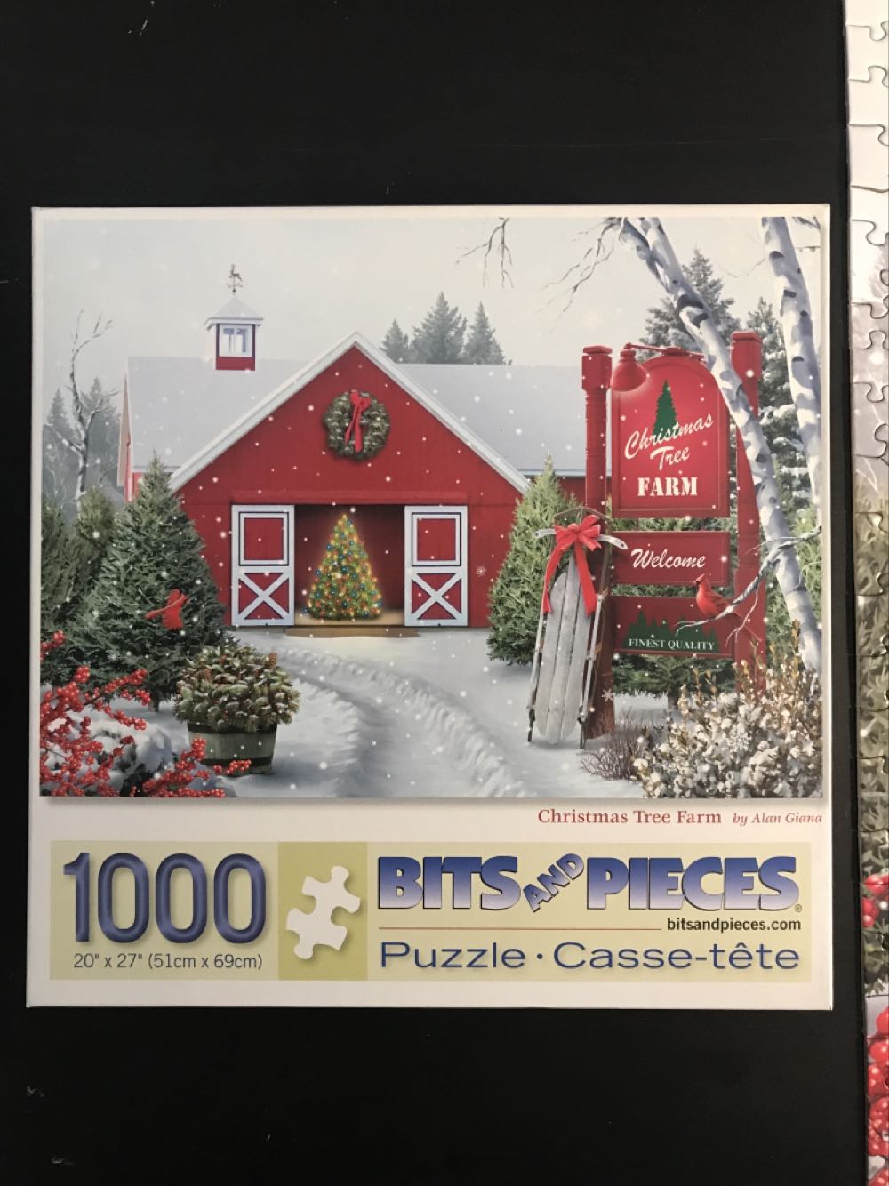Christmas Tree Farm - Bits And Pieces puzzle collectible [Barcode 192949004079] - Main Image 2