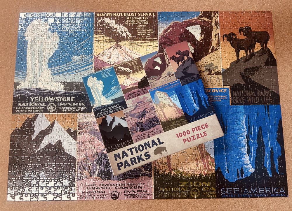 National Parks - Gibbs Smith puzzle collectible [Barcode 9781423642633] - Main Image 3