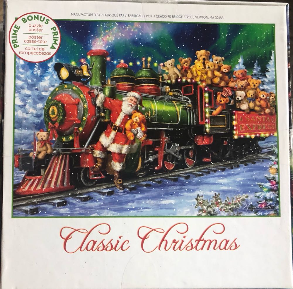 Teddy Bear Train - Ceaco puzzle collectible [Barcode 021081331326] - Main Image 2