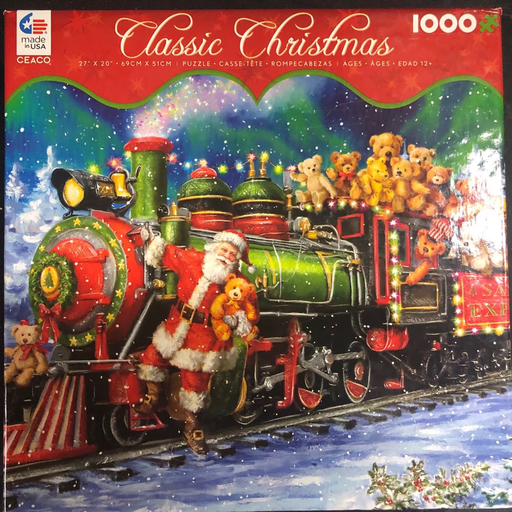 Teddy Bear Train - Ceaco puzzle collectible [Barcode 021081331326] - Main Image 3