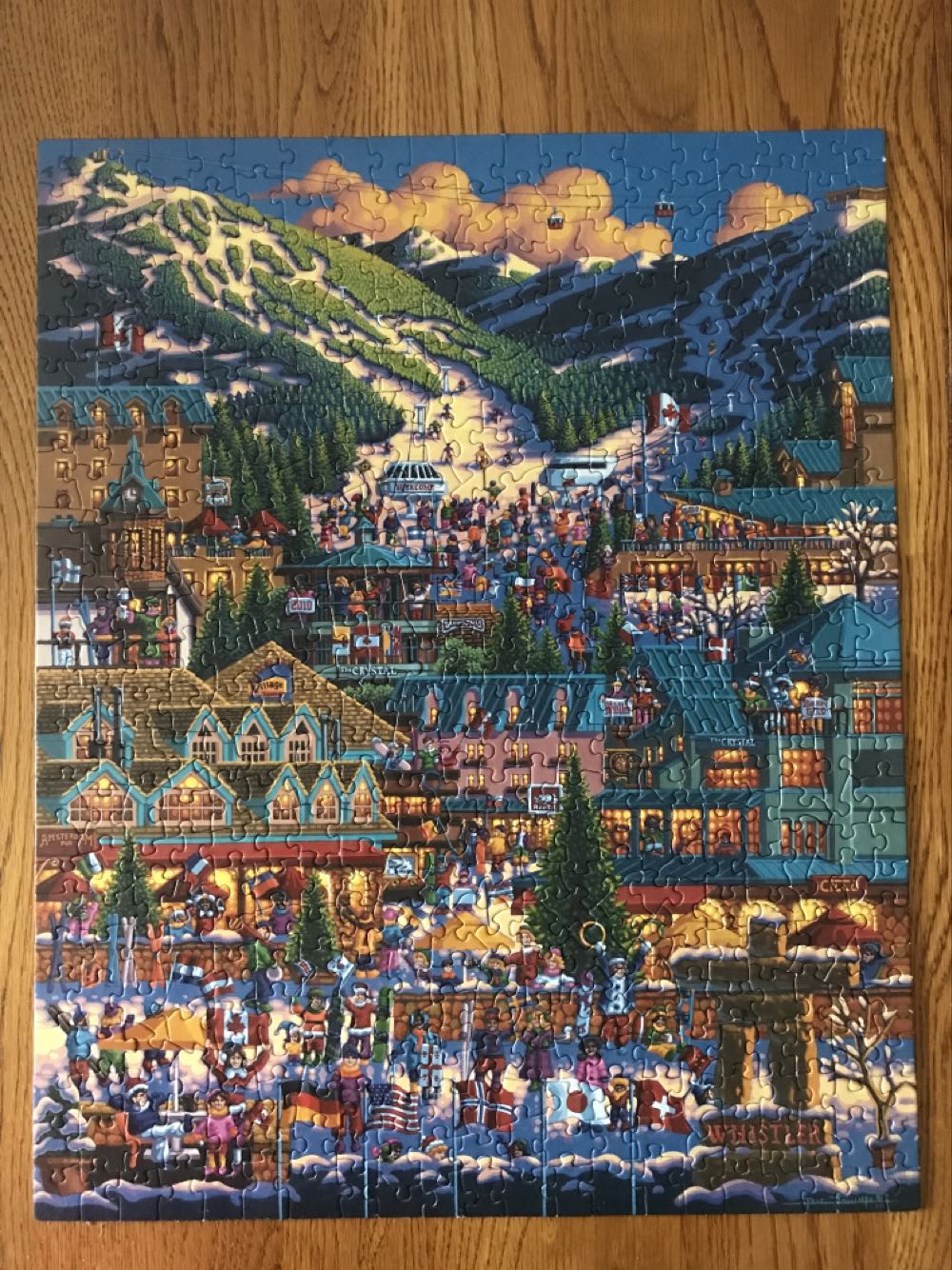 Dowdle- Whistler 500 - Dowdle puzzle collectible [Barcode 671095002394] - Main Image 2