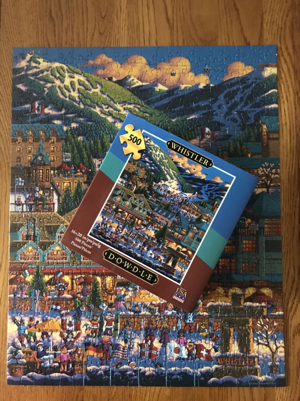 Dowdle- Whistler 500 - Dowdle puzzle collectible [Barcode 671095002394] - Main Image 3