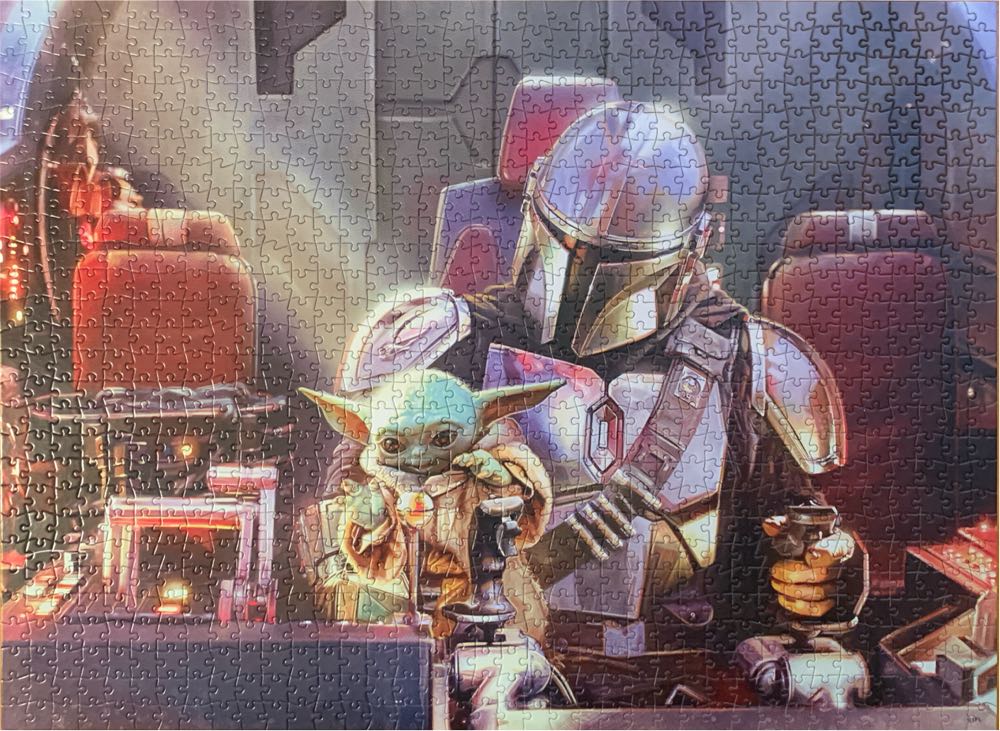 Star Wars The Mandalorian - This Is Not A Toy - Buffalo Games puzzle collectible [Barcode 079346118250] - Main Image 3