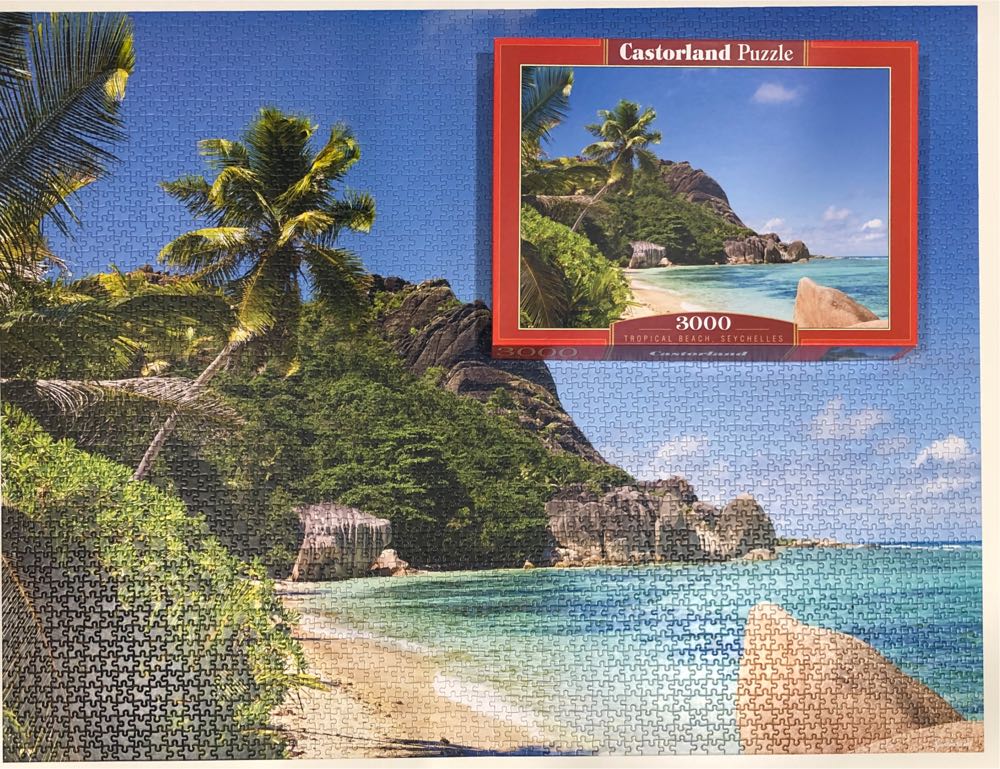 Tropical Beach, Seychelles *T/S - Castorland puzzle collectible [Barcode 5904438300228] - Main Image 3