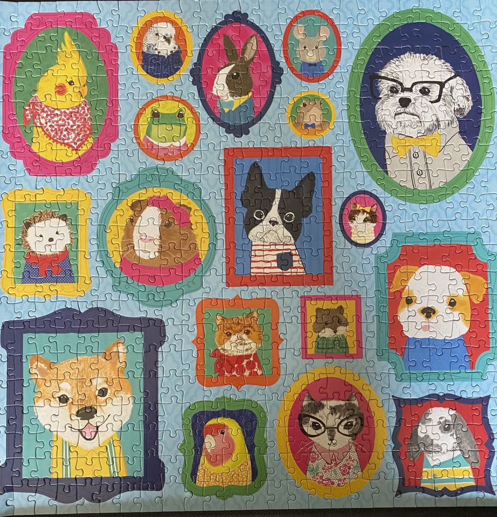 Pet Portraits - SOLD - Mudpuppy puzzle collectible - Main Image 2