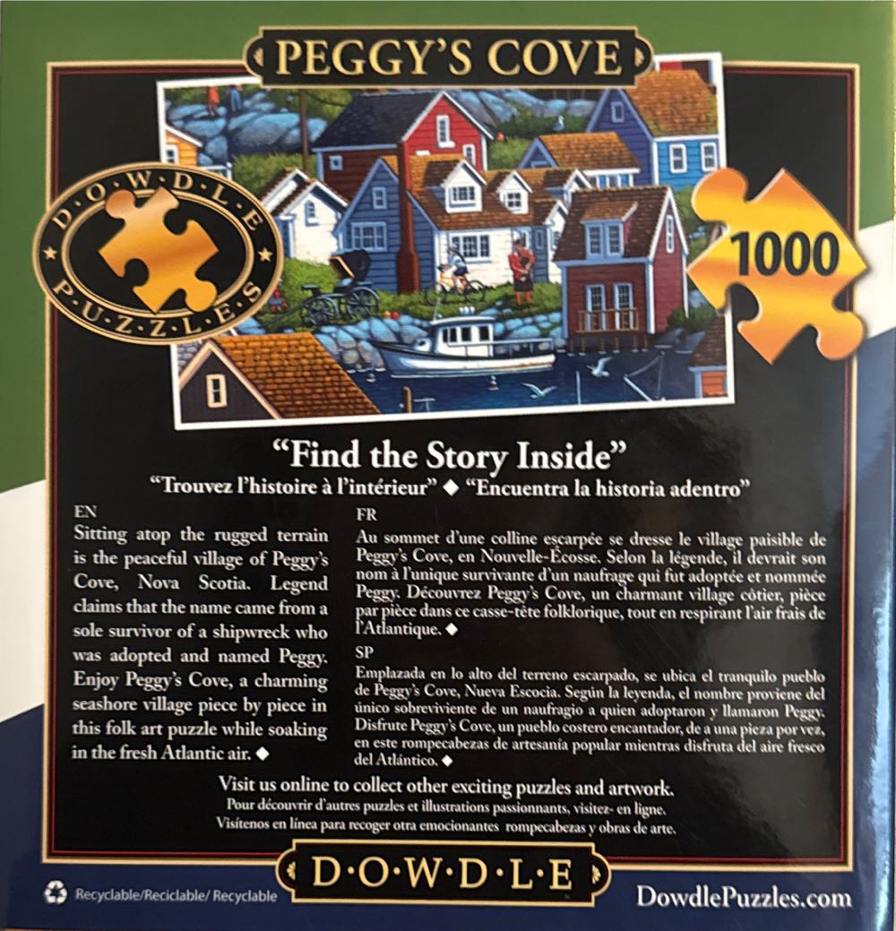 Peggy’s Cove - Dowdle puzzle collectible [Barcode 671095102742] - Main Image 4