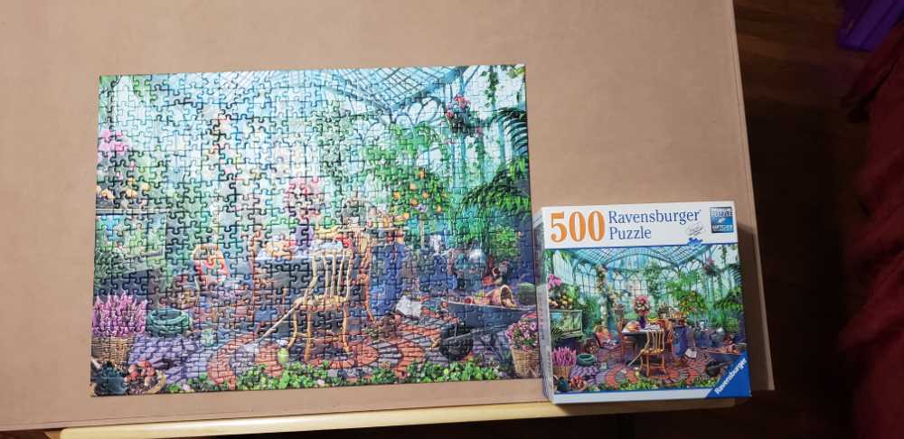 Greenhouse Mornings - Ravensburger puzzle collectible [Barcode 4005556806478] - Main Image 3