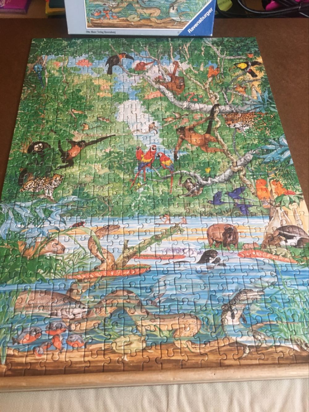 The Rain Forest - Ravensburger (Vintage) puzzle collectible [Barcode 4005556143184] - Main Image 2