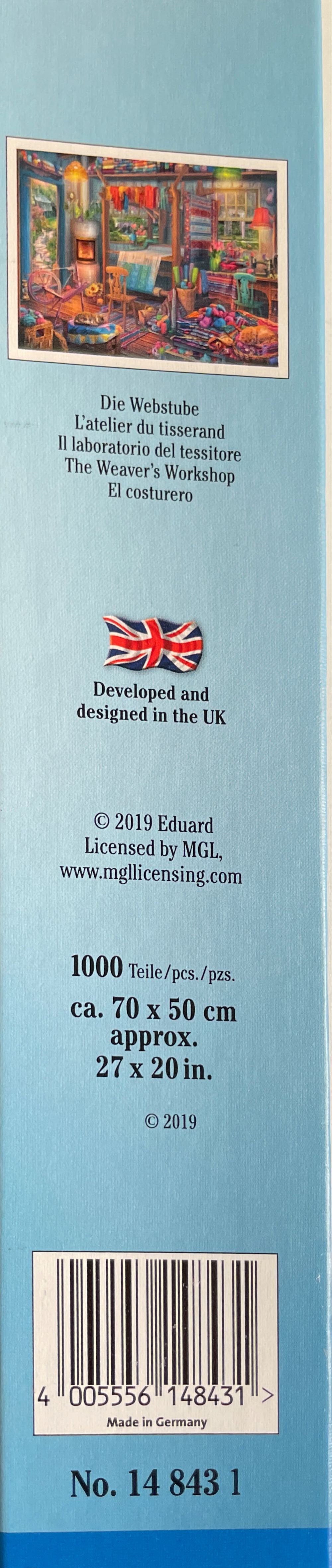 The Weaver’s Workshop-SOLD - Ravensburger puzzle collectible [Barcode 4005556148431] - Main Image 2