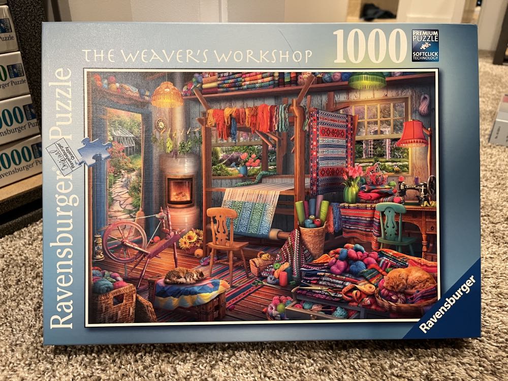 The Weaver’s Workshop-SOLD - Ravensburger puzzle collectible [Barcode 4005556148431] - Main Image 3