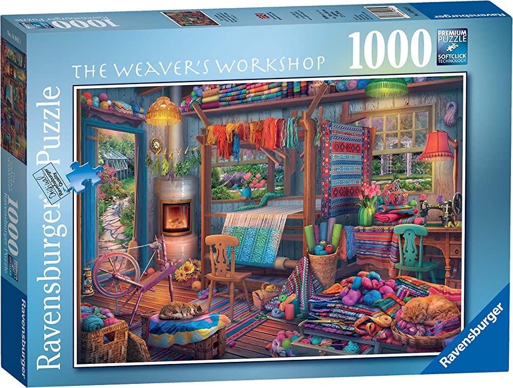 The Weaver’s Workshop-SOLD - Ravensburger puzzle collectible [Barcode 4005556148431] - Main Image 4