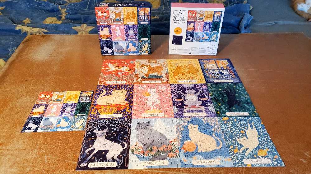 Cat Zodiac - Galison puzzle collectible [Barcode 9780735357068] - Main Image 4