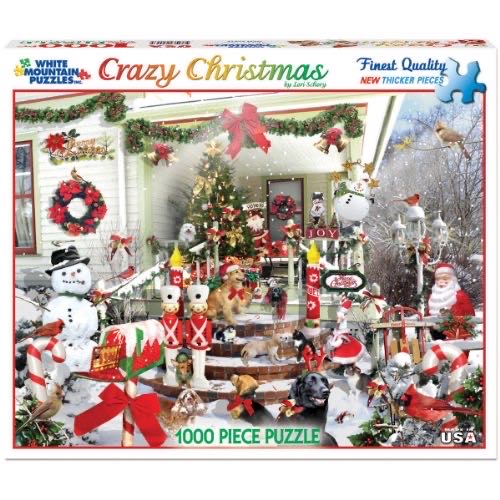 Crazy Christmas* - White Mountain puzzle collectible [Barcode 724819255726] - Main Image 1