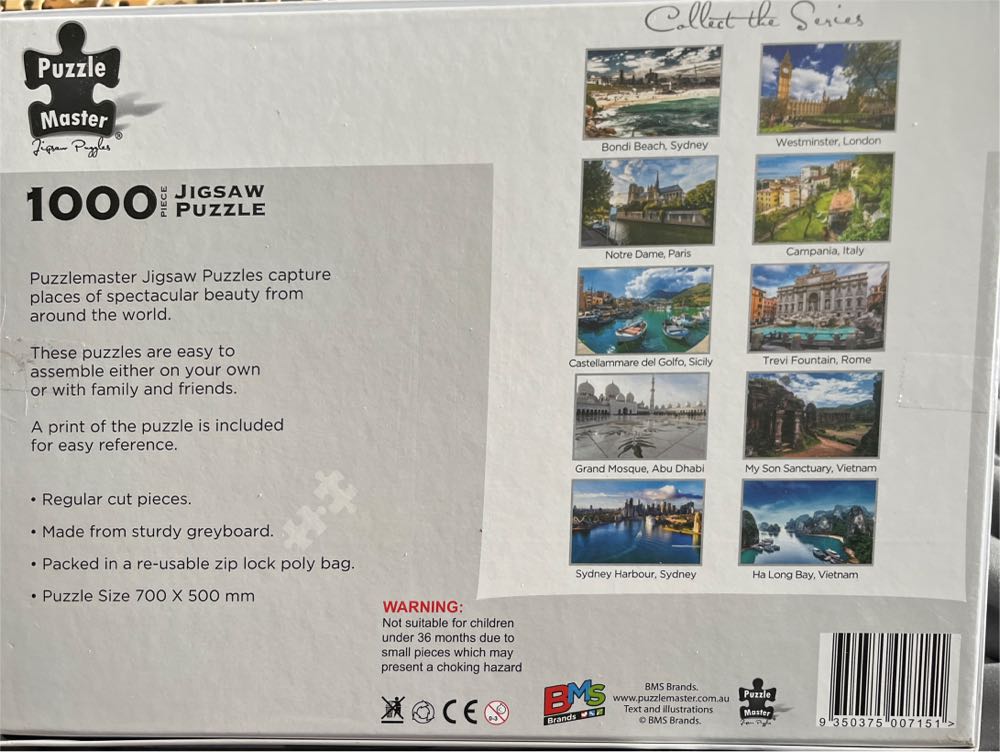 Bondi Beach, Sydney - Puzzle Masters puzzle collectible [Barcode 9350375007151] - Main Image 2