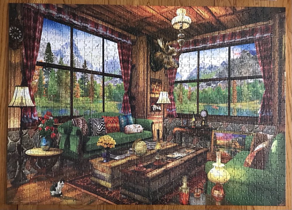 Cozy Cabin - Eurographics puzzle collectible [Barcode 628136653770] - Main Image 3