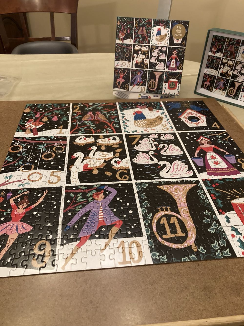 Twelve Days Of Christmas - Galison puzzle collectible [Barcode 9780735356894] - Main Image 3