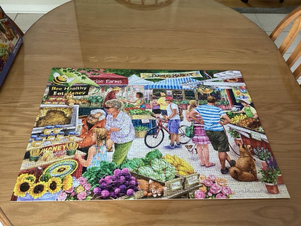 Farmer’s Market - Vermont Christmas Company 🇺🇸 puzzle collectible [Barcode 819273021151] - Main Image 4