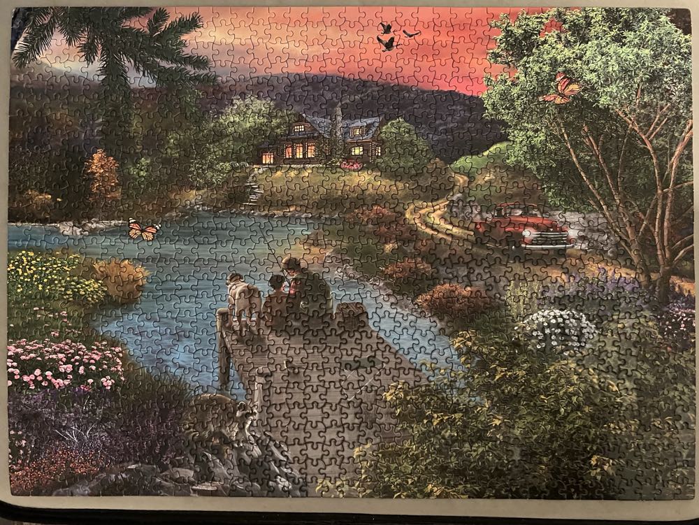 Sunset Memories - Ceaco 🇺🇸 puzzle collectible [Barcode 021081310086] - Main Image 2