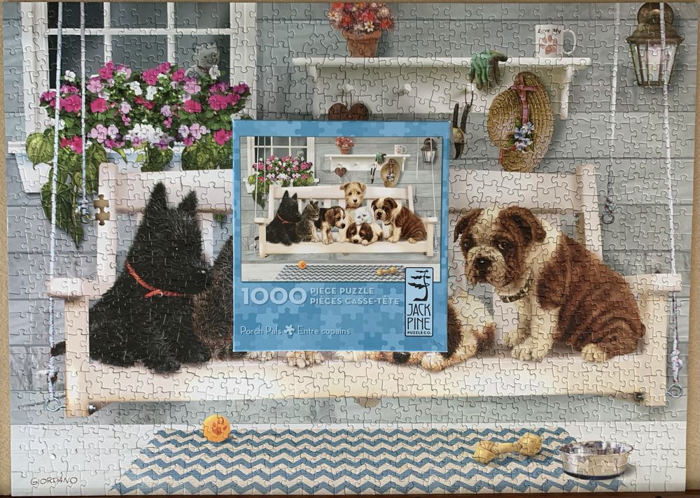 Porch Pals - Jack Pine Puzzle Company puzzle collectible [Barcode 625012700436] - Main Image 2