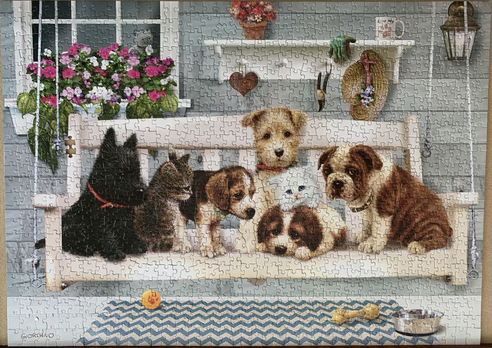 Porch Pals - Jack Pine Puzzle Company puzzle collectible [Barcode 625012700436] - Main Image 3
