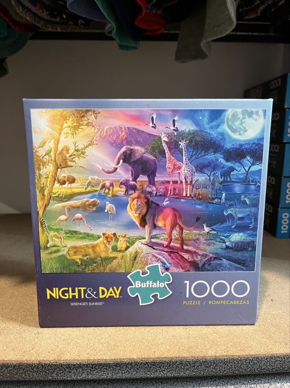 Serengeti Sunrise - Buffalo Games puzzle collectible [Barcode 079346118540] - Main Image 3