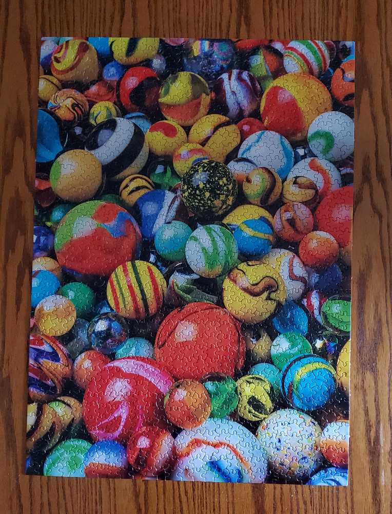 Marbles And Dice  - Ceaco puzzle collectible [Barcode 021081032193] - Main Image 2