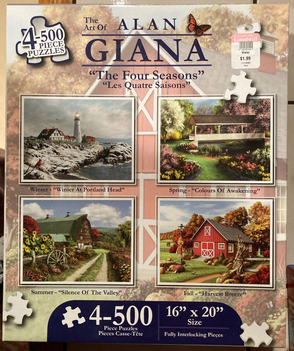 The Four Seasons - Karmin puzzle collectible [Barcode 773392085954] - Main Image 2