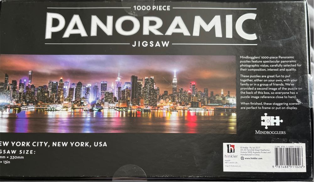 City New York City - Hinkler puzzle collectible [Barcode 9781488911026] - Main Image 2