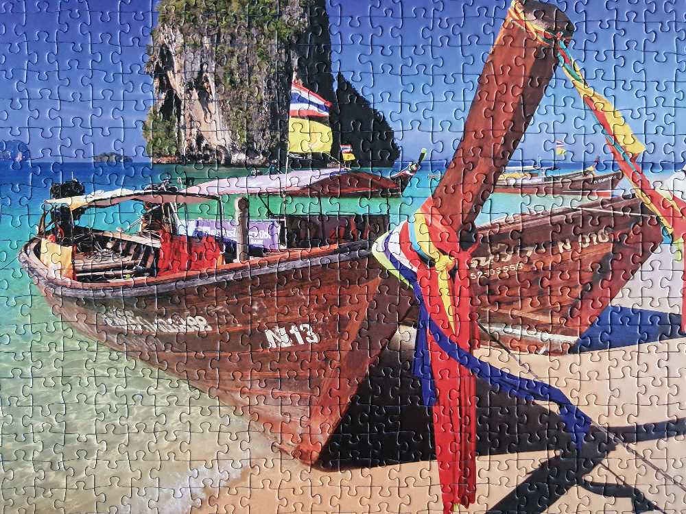 Phra Nang Beach, Krabi, Thailand - Ravensburger puzzle collectible [Barcode 4005556194773] - Main Image 3