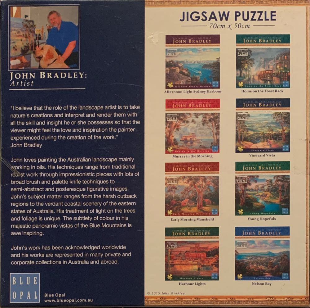Afternoon Sydney Harbour - Blue Opal puzzle collectible [Barcode 633793019197] - Main Image 3