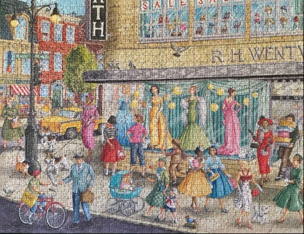 Sidewalk Fashion - Ravensburger puzzle collectible [Barcode 4005556164592] - Main Image 3
