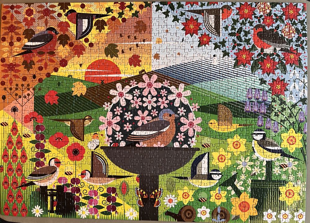 Birdie Seasons (NIB)🧩 - Ravensburger puzzle collectible [Barcode 4005556164196] - Main Image 2
