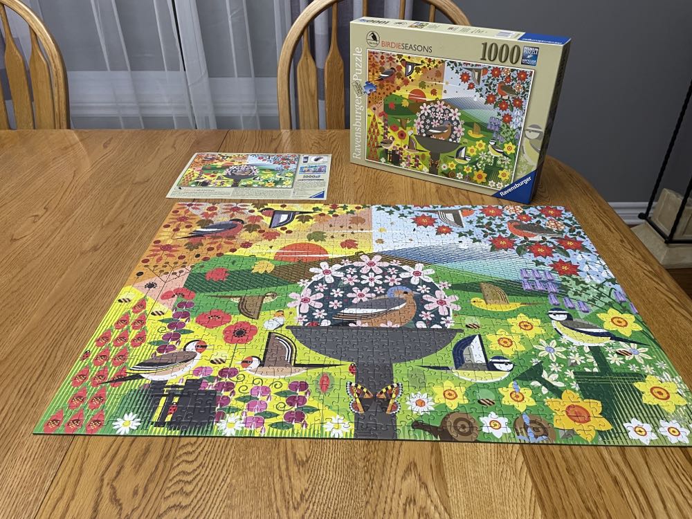 Birdie Seasons (NIB)🧩 - Ravensburger puzzle collectible [Barcode 4005556164196] - Main Image 4