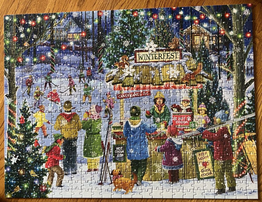 Winterfest - Vermont Christmas Company puzzle collectible [Barcode 819273022721] - Main Image 2