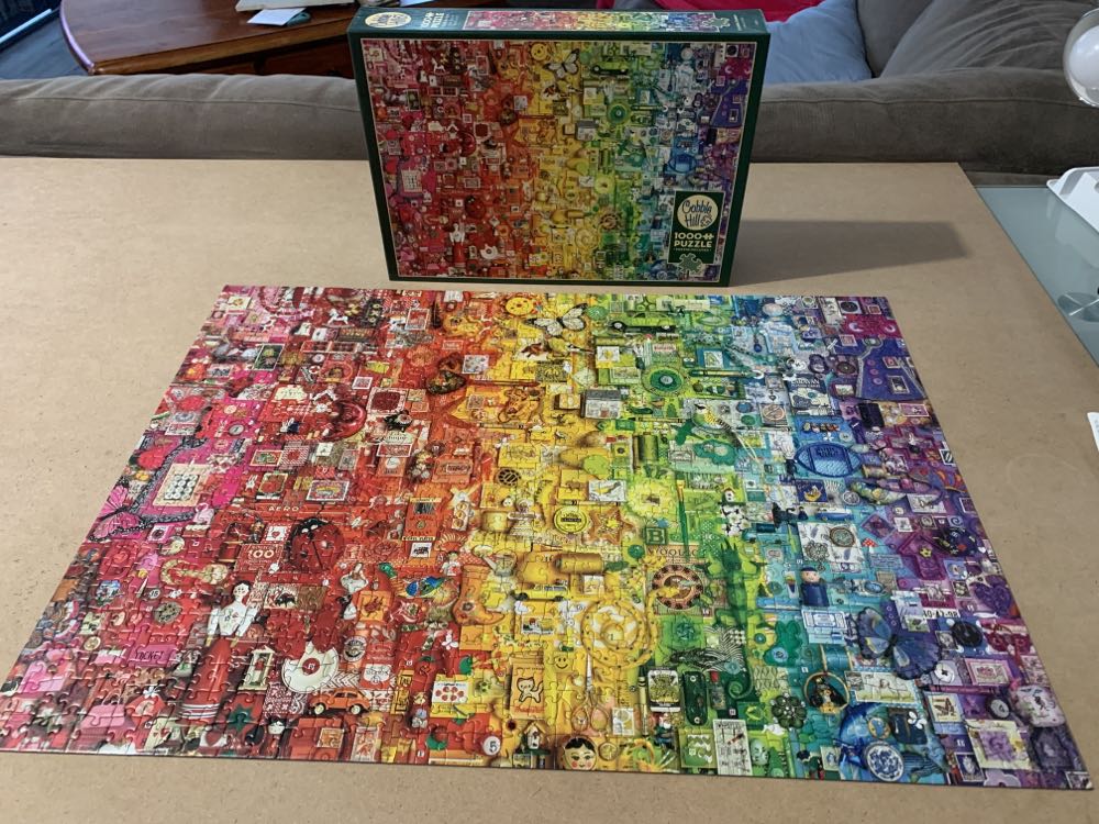 Colourful Rainbow - Cobble Hill puzzle collectible [Barcode 625012802956] - Main Image 3