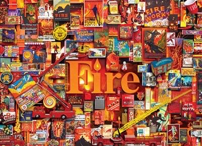 Fire - Cobble Hill puzzle collectible [Barcode 625012801737] - Main Image 2
