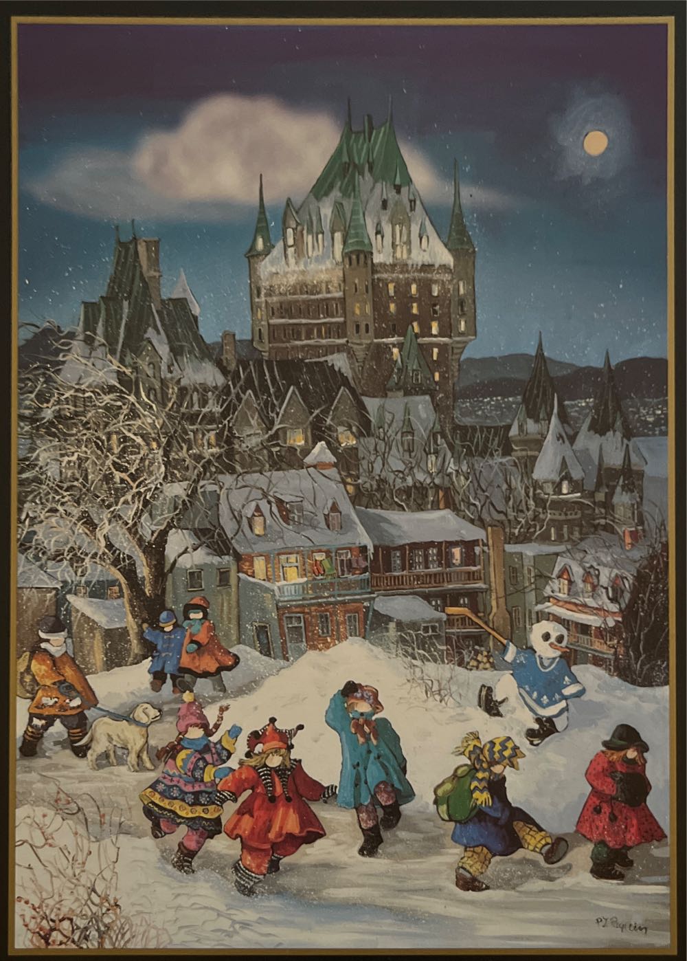 Winter Magic - Chateau Frontenac - Ravensburger puzzle collectible [Barcode 4005556156757] - Main Image 2