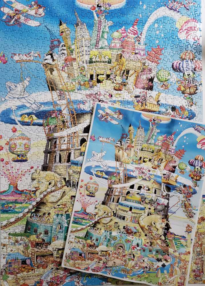 Tower Of Babel - Ceaco puzzle collectible [Barcode 021081331364] - Main Image 2