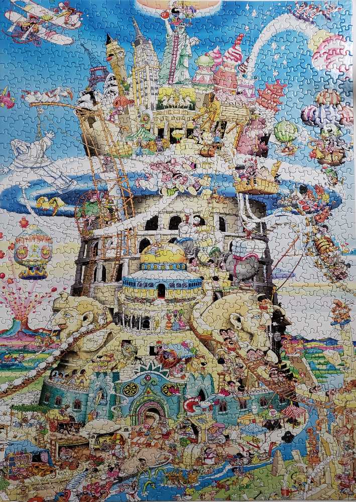 Tower Of Babel - Ceaco puzzle collectible [Barcode 021081331364] - Main Image 3