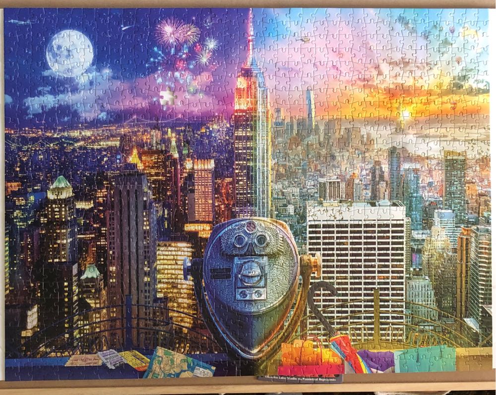 Manhattan Skyline - Buffalo puzzle collectible [Barcode 079346118496] - Main Image 2