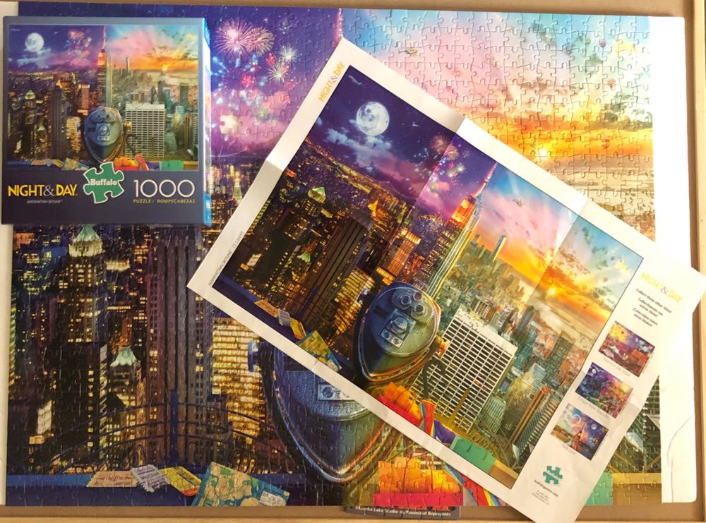 Manhattan Skyline - Buffalo puzzle collectible [Barcode 079346118496] - Main Image 3