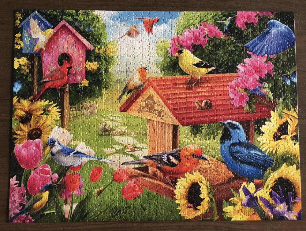 Garden Birdhouse - Buffalo Games puzzle collectible [Barcode 079346124046] - Main Image 2