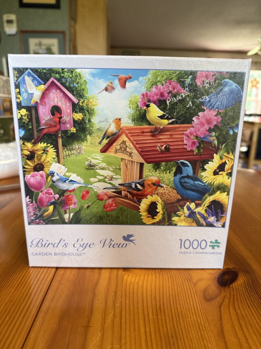 Garden Birdhouse - Buffalo Games puzzle collectible [Barcode 079346124046] - Main Image 3