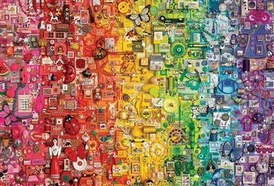 Rainbow - Cobble Hill puzzle collectible [Barcode 625012890038] - Main Image 2